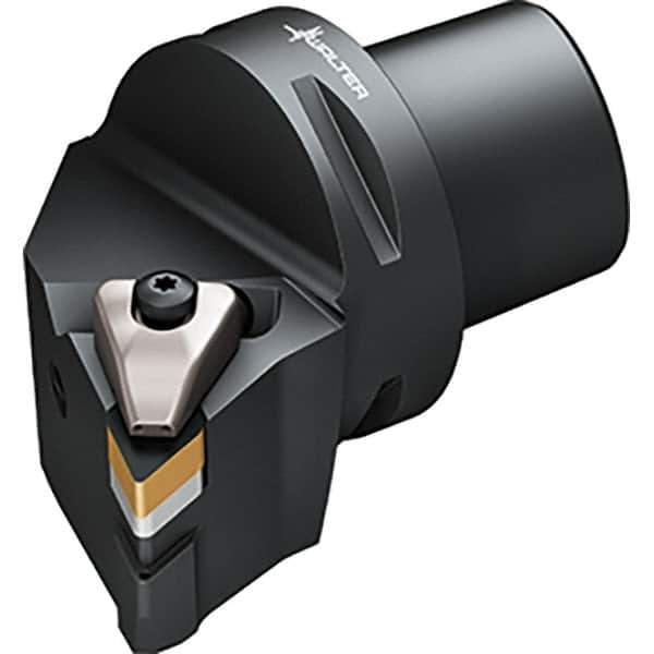 Walter - 107.5° Lead Angle, Indexable Turning Toolholder - 103mm OAL, Series DDHN-CAPTO-AUSSEN-P - Apex Tool & Supply