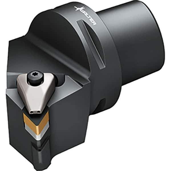Walter - 0° Lead Angle, Indexable Turning Toolholder - 103mm OAL, Series DDUN-CAPTO-AUSSEN-P - Apex Tool & Supply