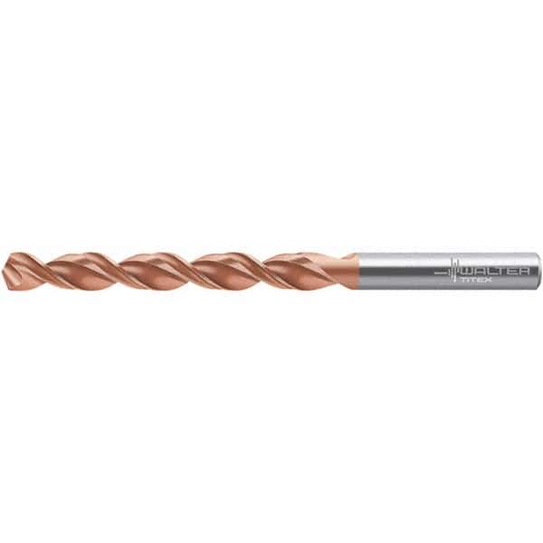 Walter-Titex - 19.5mm 130° High Speed Steel Jobber Drill - AlCrN Finish, Right Hand Cut, 205mm OAL - Apex Tool & Supply
