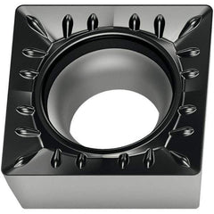 Walter - SCMT RM4 Grade WSM20S Turning Insert - TiAlN+Al2O3+(Al) Finish, 90° Square, 12.7mm Inscr Circle, 4.76mm Thick, 0.8mm Corner Radius - Apex Tool & Supply