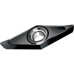 Walter - VCGT MN2 Grade WNN10 Turning Insert - TiAlN Finish, 35° Rhombic, 6.35mm Inscr Circle, 3.18mm Thick, 0.4mm Corner Radius - Apex Tool & Supply