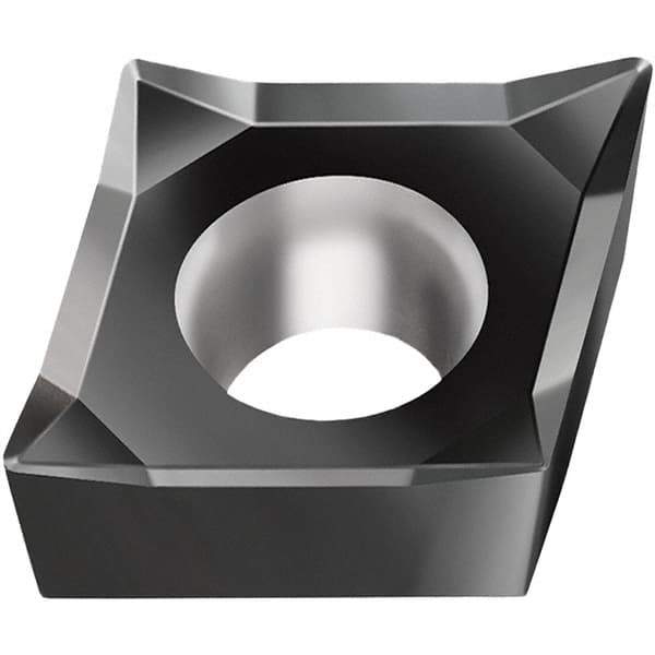 Walter - CCGT MN2 Grade WNN10 Turning Insert - TiAlN Finish, 80° Rhombic, 9.53mm Inscr Circle, 3.97mm Thick, 0.8mm Corner Radius - Apex Tool & Supply