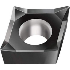 Walter - CCGT MN2 Grade WNN10 Turning Insert - TiAlN Finish, 80° Rhombic, 9.53mm Inscr Circle, 3.97mm Thick, 0.8mm Corner Radius - Apex Tool & Supply