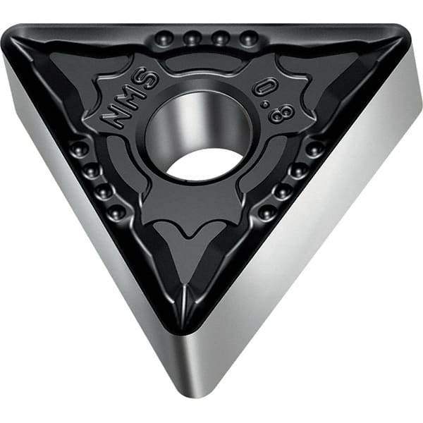 Walter - TNMG NMS Grade WSM20S Turning Insert - TiAlN+Al2O3+(Al) Finish, 60° Triangle, 9.53mm Inscr Circle, 4.76mm Thick, 0.4mm Corner Radius - Apex Tool & Supply