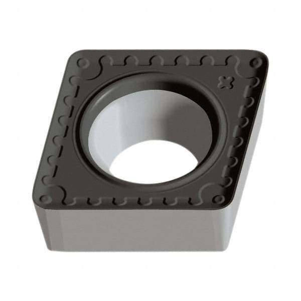 Walter - CCMT PM Grade WPP20S Turning Insert - TiCN+Al2O3+(TiCN) Finish, 80° Rhombic, 12.7mm Inscr Circle, 4.76mm Thick, 0.8mm Corner Radius - Apex Tool & Supply