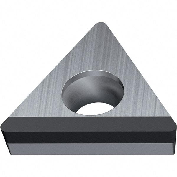 Walter - TCGW FS-9 Grade WDN10 Turning Insert - Polycrystaline Diamond Finish, 60° Triangle, 9.53mm Inscr Circle, 3.97mm Thick, 0.8mm Corner Radius - Apex Tool & Supply