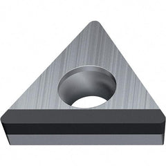 Walter - TCGW FS-9 Grade WDN10 Turning Insert - Polycrystaline Diamond Finish, 60° Triangle, 9.53mm Inscr Circle, 3.97mm Thick, 0.8mm Corner Radius - Apex Tool & Supply