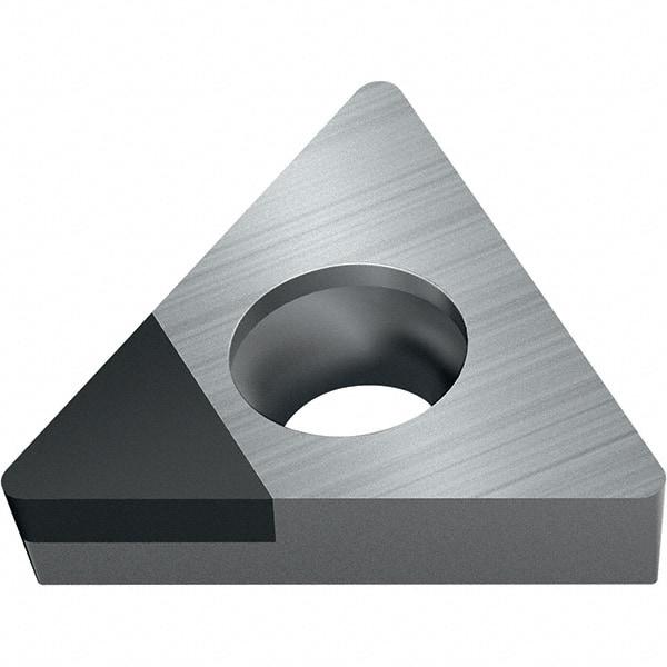 Walter - TCGW FS-1 Grade WDN10 Turning Insert - Polycrystaline Diamond Finish, 60° Triangle, 6.35mm Inscr Circle, 2.38mm Thick, 0.8mm Corner Radius - Apex Tool & Supply