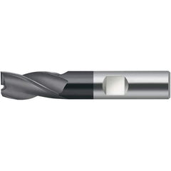 Walter-Prototyp - 7.75mm, 9mm LOC, 8mm Shank Diam, 58mm OAL, 3 Flute, Solid Carbide Square End Mill - TiAlN Finish, 30° Helix, Right Hand Cut, Right Hand Flute, Series MC716-W-3-A - Apex Tool & Supply