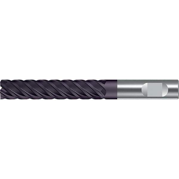 Walter-Prototyp - 18mm, 90mm LOC, 18mm Shank Diam, 155mm OAL, 5 Flute, Solid Carbide Square End Mill - TiAlN Finish, 45° Helix, Right Hand Cut, Right Hand Flute, Series MC122-W-X-K - Apex Tool & Supply