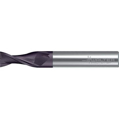 Walter-Prototyp - 12mm, 22mm LOC, 12mm Shank Diam, 83mm OAL, 2 Flute, Solid Carbide Square End Mill - TiAlN Finish, 30° Helix, Right Hand Cut, Right Hand Flute, Series MC216-A-2-B - Apex Tool & Supply