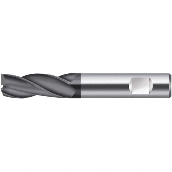 Walter-Prototyp - 9mm, 16mm LOC, 10mm Shank Diam, 72mm OAL, 3 Flute, Solid Carbide Square End Mill - TiCN Finish, 30° Helix, Right Hand Cut, Right Hand Flute, Series H3127116 - Apex Tool & Supply