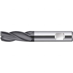 Walter-Prototyp - 9mm, 16mm LOC, 10mm Shank Diam, 72mm OAL, 3 Flute, Solid Carbide Square End Mill - TiCN Finish, 30° Helix, Right Hand Cut, Right Hand Flute, Series H3127116 - Apex Tool & Supply