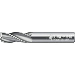 Walter-Prototyp - 4mm, 14mm LOC, 4mm Shank Diam, 50mm OAL, 3 Flute, Solid Carbide Square End Mill - TiCN Finish, 30° Helix, Right Hand Cut, Right Hand Flute, Series H3027416 - Apex Tool & Supply