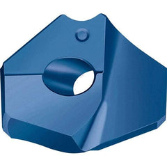 Walter - Series P6001, 17.2mm Diam Grade WPP45C 140° Replaceable Drill Tip - TiAlN Finish - Apex Tool & Supply