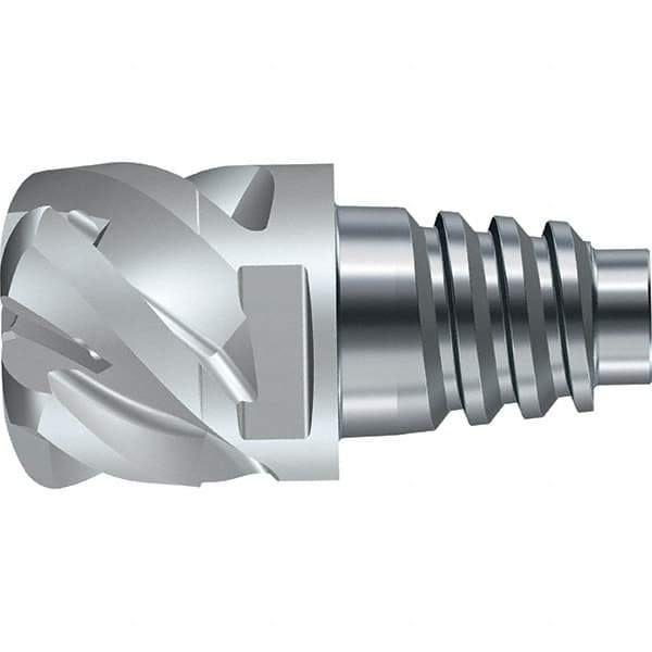 Walter-Prototyp - Grade TAA Carbide Milling Tip Insert - TiAlN/TiAI Finish, 5 Flutes, 25mm Cutting Diam, 15mm Depth of Cut, 0.472" Cnr Rad, 50° Helix - Apex Tool & Supply