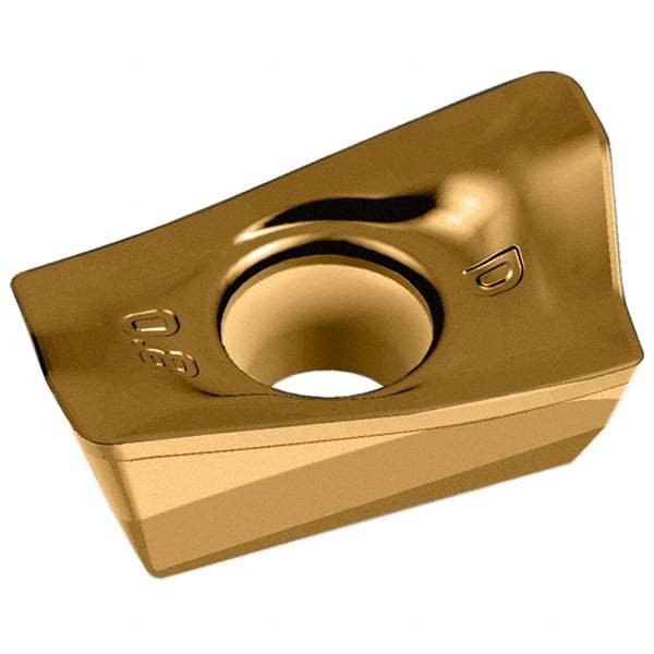 Walter - D56 Grade WKP35G Milling Insert - 6.15mm Thick, 10.8mm Inscribed Circle, 0.8mm Corner Radius - Apex Tool & Supply