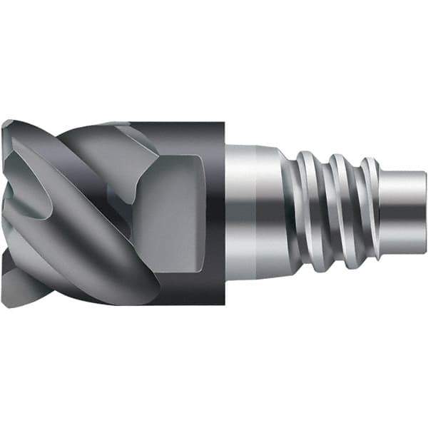 Walter-Prototyp - Grade WJ30TF Carbide Milling Tip Insert - TiAlN Finish, 5 Flutes, 25mm Cutting Diam, 26mm Depth of Cut, 0.118" Cnr Rad, 50° Helix - Apex Tool & Supply