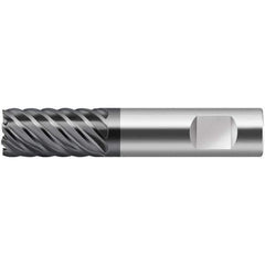 Walter-Prototyp - 8mm, 19mm LOC, 8mm Shank Diam, 63mm OAL, 6 Flute, Solid Carbide Square End Mill - TiCN Finish, 50° Helix, Right Hand Cut, Right Hand Flute, Series H3121138 - Apex Tool & Supply