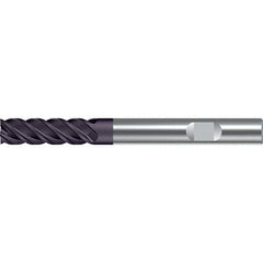 Walter-Prototyp - 8mm, 45mm LOC, 8mm Shank Diam, 97mm OAL, 4 Flute, Solid Carbide Square End Mill - TiAlN Finish, 45° Helix, Right Hand Cut, Right Hand Flute, Series MC122-W-X-K - Apex Tool & Supply