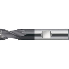 Walter-Prototyp - 13.7mm, 14mm LOC, 14mm Shank Diam, 75mm OAL, 2 Flute, Solid Carbide Square End Mill - TiAlN Finish, 30° Helix, Right Hand Cut, Right Hand Flute, Series MC716-W-2-A - Apex Tool & Supply