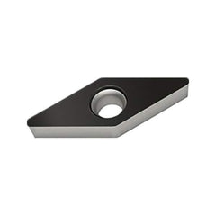 Walter - VCMW RK6 Grade WKK10S Turning Insert - TiCN+Al2O3+(TiCN) Finish, 35° Rhombic, 9.53mm Inscr Circle, 4.76mm Thick, 0.4mm Corner Radius - Apex Tool & Supply