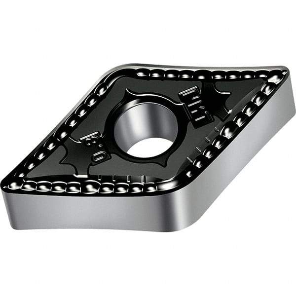 Walter - DNMG NMT Grade WSM20S Turning Insert - TiAlN+Al2O3+(Al) Finish, 55° Rhombic, 9.53mm Inscr Circle, 4.76mm Thick, 0.4mm Corner Radius - Apex Tool & Supply