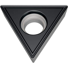 Walter - TCMT FM6 Grade WSM30S Turning Insert - TiAlN+Al2O3+(Al) Finish, 60° Triangle, 9.53mm Inscr Circle, 3.97mm Thick, 0.4mm Corner Radius - Apex Tool & Supply