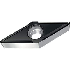 Walter - VBMT FM6 Grade WSM10S Turning Insert - TiAlN+Al2O3+(Al) Finish, 35° Rhombic, 9.53mm Inscr Circle, 4.76mm Thick, 0.8mm Corner Radius - Apex Tool & Supply