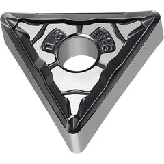 Walter - TNMG FM5 Grade WSM10S Turning Insert - TiAlN+Al2O3+(Al) Finish, 60° Triangle, 9.53mm Inscr Circle, 4.76mm Thick, 0.4mm Corner Radius - Apex Tool & Supply