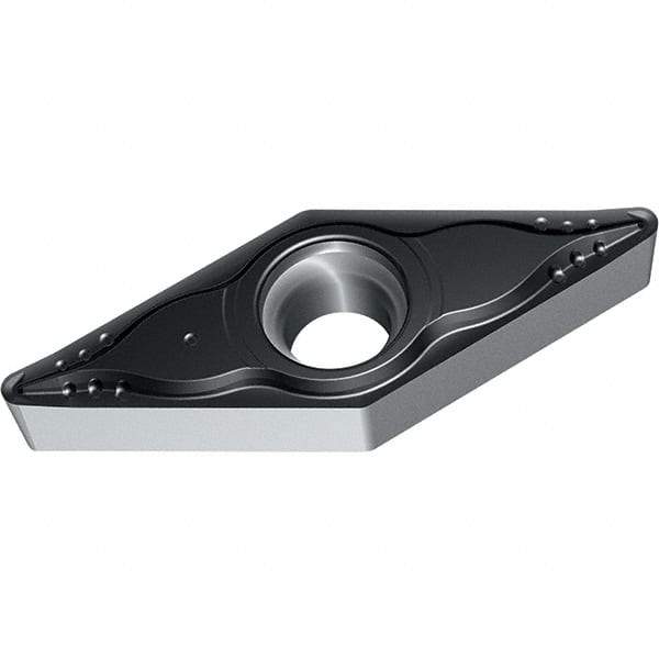 Walter - VBMT MK4 Grade WKK20S Turning Insert - TiCN+Al2O3+(TiCN) Finish, 35° Rhombic, 9.53mm Inscr Circle, 4.76mm Thick, 1.2mm Corner Radius - Apex Tool & Supply