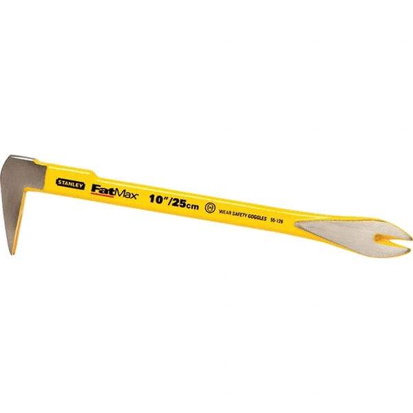 Stanley - Pry Bars Tool Type: Pry Bar Overall Length Range: Less than 12" - Apex Tool & Supply