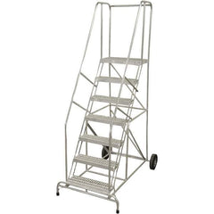 Cotterman - Rolling & Wall Mounted Ladders & Platforms Type: Rolling Warehouse Ladder Style: Rolling Safety Ladder - Apex Tool & Supply