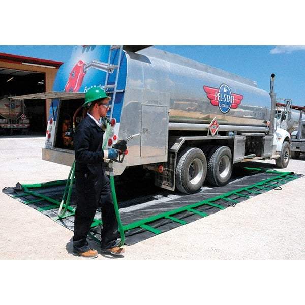 UltraTech - 4,488 Gal 22 oz PVC Containment Berm, Rapid Rise Model - 1' High x 50' Wide x 12" Long - Apex Tool & Supply