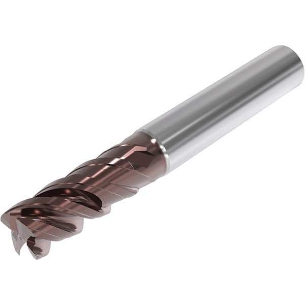 Seco - 20mm, 4 Flute, Single End, Solid Carbide, 1mm Corner Radius End Mill - 104mm OAL, 48° Helix, Right Hand Flute, 40mm LOC, Right Hand Cut, 51mm Extended Reach - Apex Tool & Supply