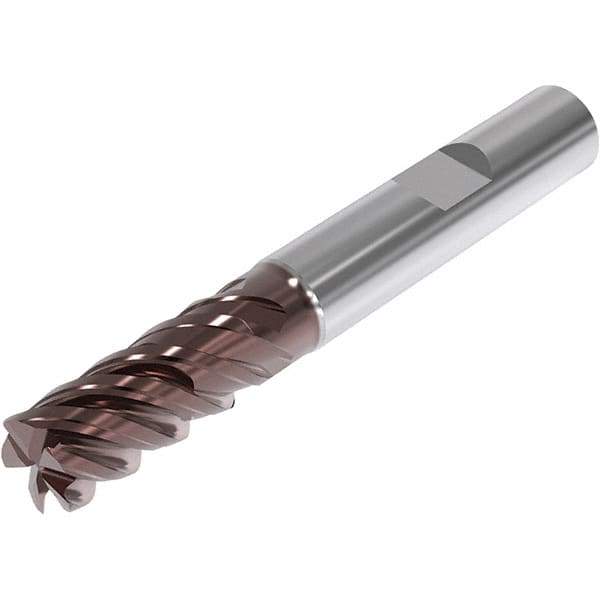 Seco - 20mm, 5 Flute, Single End, Solid Carbide, 1mm Corner Radius End Mill - 104mm OAL, 48° Helix, Right Hand Flute, 40mm LOC, Right Hand Cut, 51mm Extended Reach - Apex Tool & Supply
