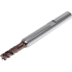 Seco - 3mm, 4 Flute, Single End, Solid Carbide, 0.2mm Corner Radius End Mill - 57mm OAL, 48° Helix, Right Hand Flute, 6mm LOC, Right Hand Cut, 10mm Extended Reach - Apex Tool & Supply
