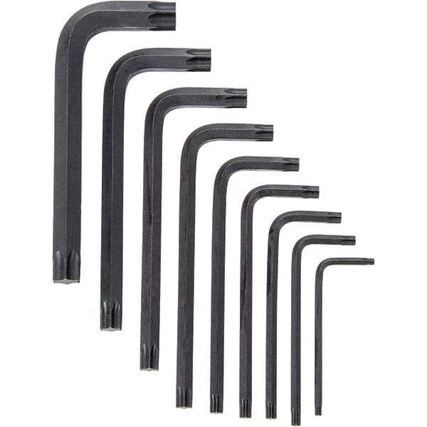 Stanley - 10 Piece T10 to T55 Assortment Torx Key Set - 10 Torx Size - Apex Tool & Supply