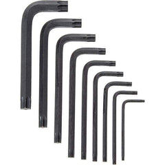 Stanley - 10 Piece T10 to T55 Assortment Torx Key Set - 10 Torx Size - Apex Tool & Supply
