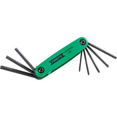 Stanley - 1 Piece T10 to T40 Brass Torx Key Set - T50 Torx Size - Apex Tool & Supply