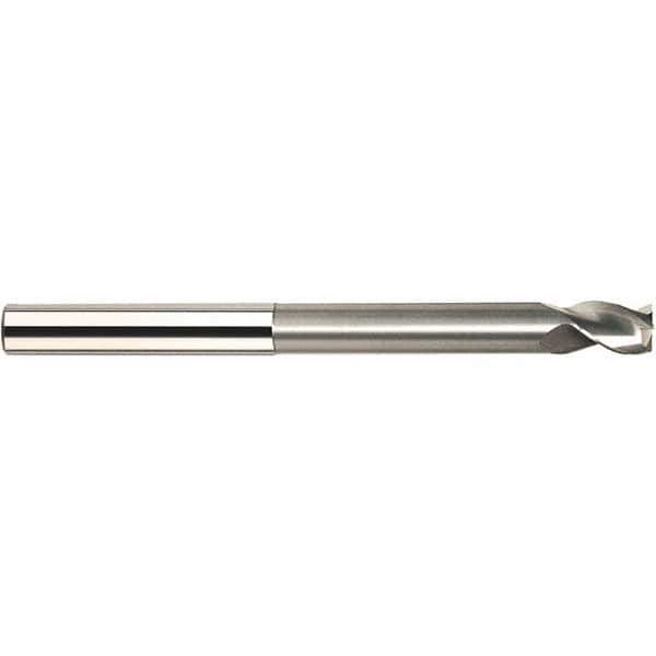SGS - 12mm, 3 Flute, Single End, Solid Carbide, 0.0945" Corner Radius End Mill - 100mm OAL, 38° Helix, 16mm LOC, Right Hand Cut - Apex Tool & Supply