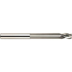 SGS - 12mm, 3 Flute, Single End, Solid Carbide, 0.0945" Corner Radius End Mill - 100mm OAL, 38° Helix, 16mm LOC, Right Hand Cut - Apex Tool & Supply