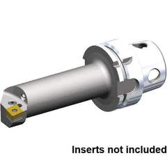 Kennametal - Left Hand Cut, 40mm Min Bore Diam, Size KM4X63 Steel Modular Boring Cutting Unit Head - 112.27mm Max Bore Depth, Through Coolant, Compatible with CN.. 432, CN.. 120408 - Apex Tool & Supply