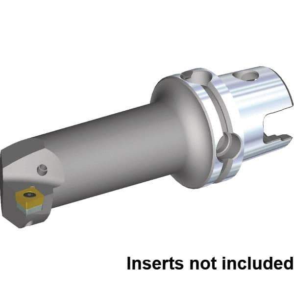 Kennametal - Right Hand Cut, 50mm Min Bore Diam, Size KM4X63 Steel Modular Boring Cutting Unit Head - 114.05mm Max Bore Depth, Through Coolant, Compatible with CC.. 432, CC.. 120408 - Apex Tool & Supply