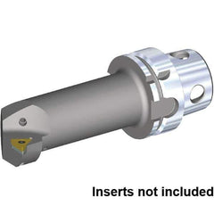 Kennametal - Right Hand Cut, 50mm Min Bore Diam, Size KM4X63 Steel Modular Boring Cutting Unit Head - 114.05mm Max Bore Depth, Through Coolant, Compatible with TC.. 16T308, TC.. 3252 - Apex Tool & Supply