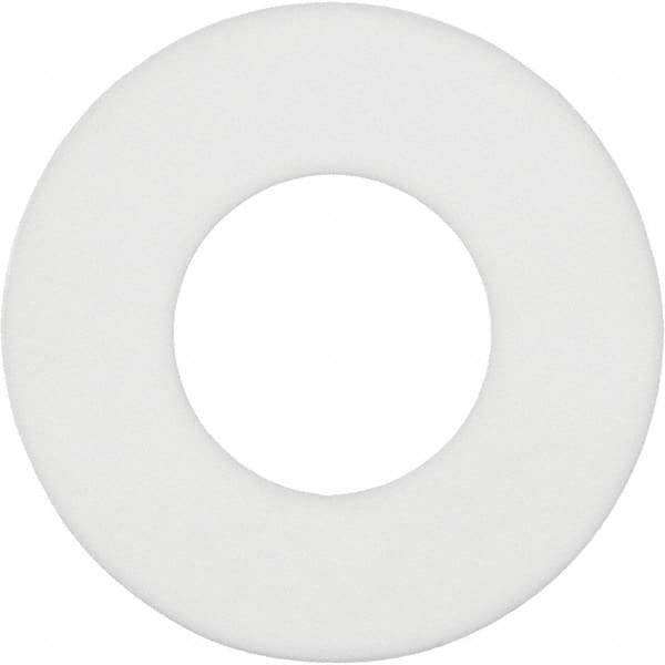 Value Collection - 5" Pipe, 5-9/16" ID x 8-1/2" OD Flange Gasket - PTFE Plastic, White, 1/16" Thick - Apex Tool & Supply
