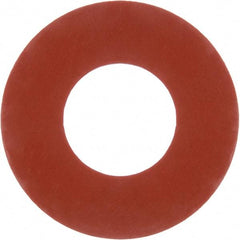 Value Collection - 4" Pipe, 4-1/2" ID x 6-7/8" OD Flange Gasket - Silicone Rubber, Red, 1/16" Thick - Apex Tool & Supply