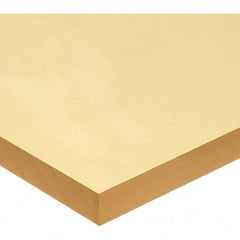Value Collection - 1/4" Thick x 120" Long, Plain Polyurethane Strip - Stock Length, 60 Shore A Durometer, -20 to 180°F, Amber - Apex Tool & Supply