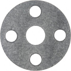 Value Collection - 2" Pipe, 2-3/8" ID x 6" OD Flange Gasket - Flexible Graphite, Gray, 1/16" Thick - Apex Tool & Supply