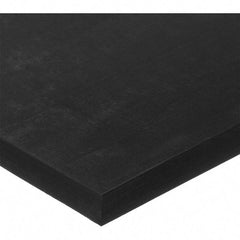 Value Collection - 6" Long, 6" Wide, Viton Rubber Foam Sheet - 75A Durometer, Black, -10 to 400°F, 1,000 psi Tensile Strength, High Temp Adhesive Backing - Apex Tool & Supply